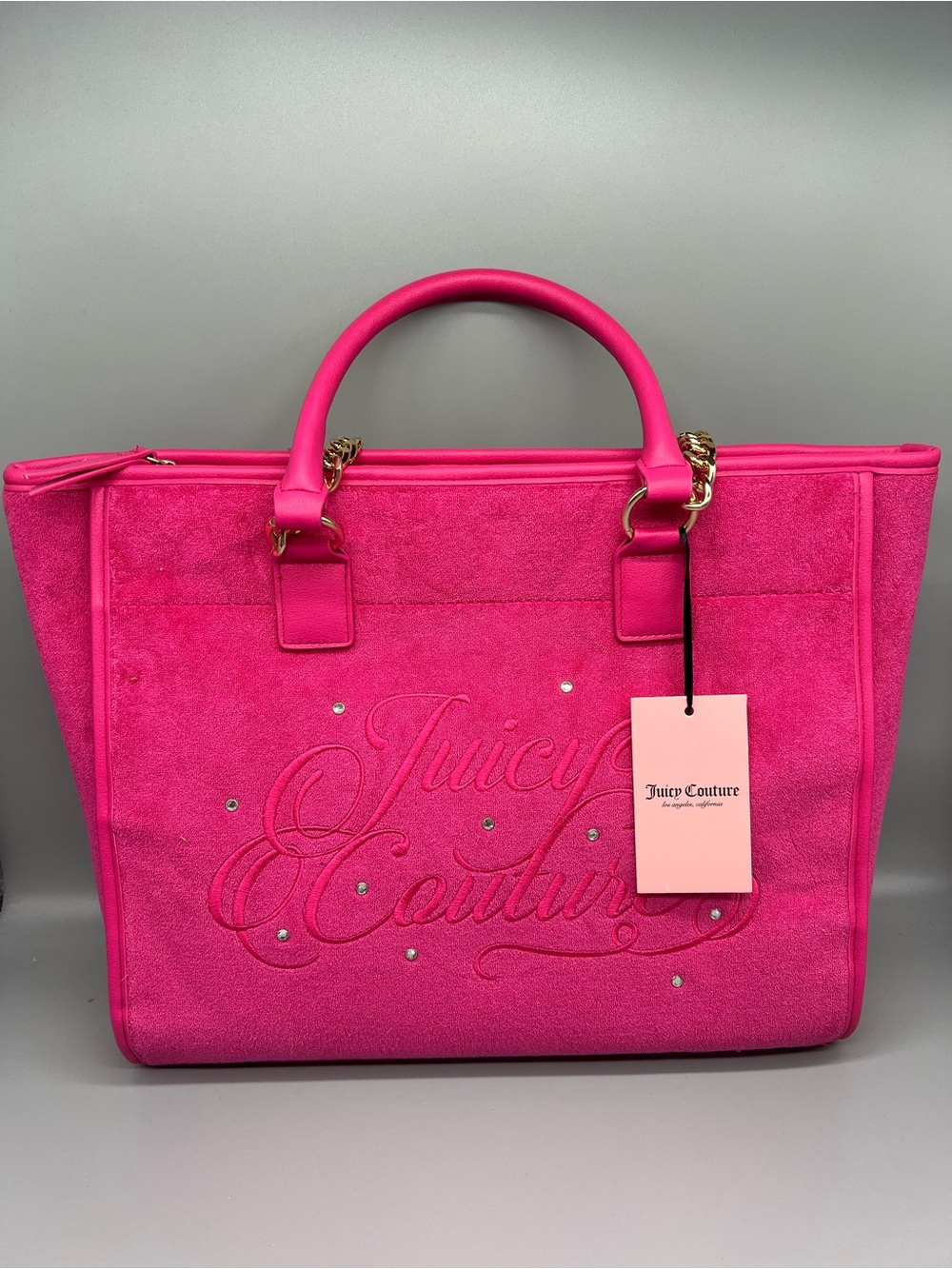 Juicy couture juicy beach couture tote purse - Picture 1 of 7